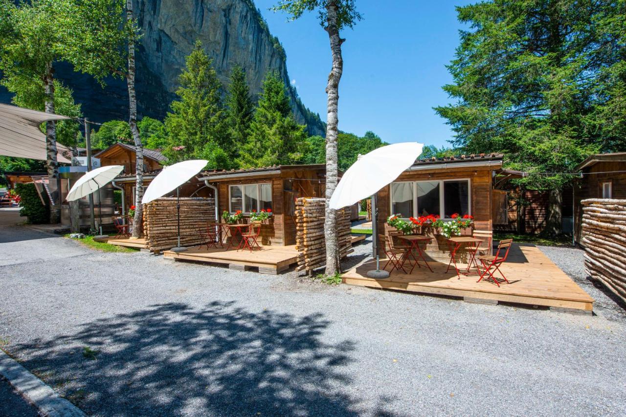 Camping Jungfrau Lauterbrunnen Exterior foto