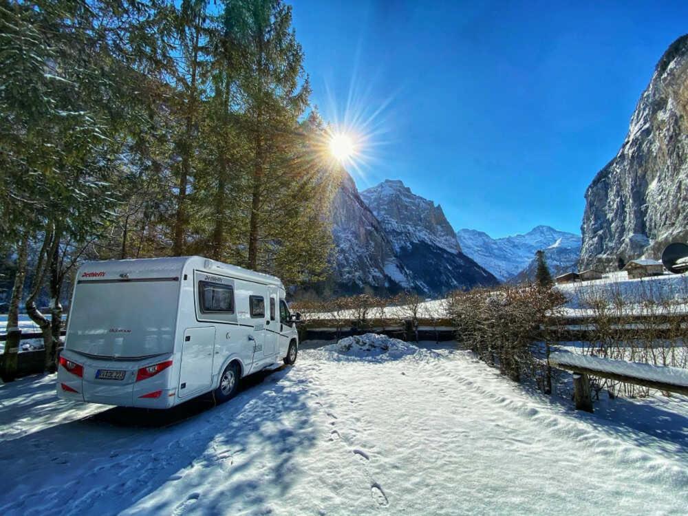 Camping Jungfrau Lauterbrunnen Exterior foto