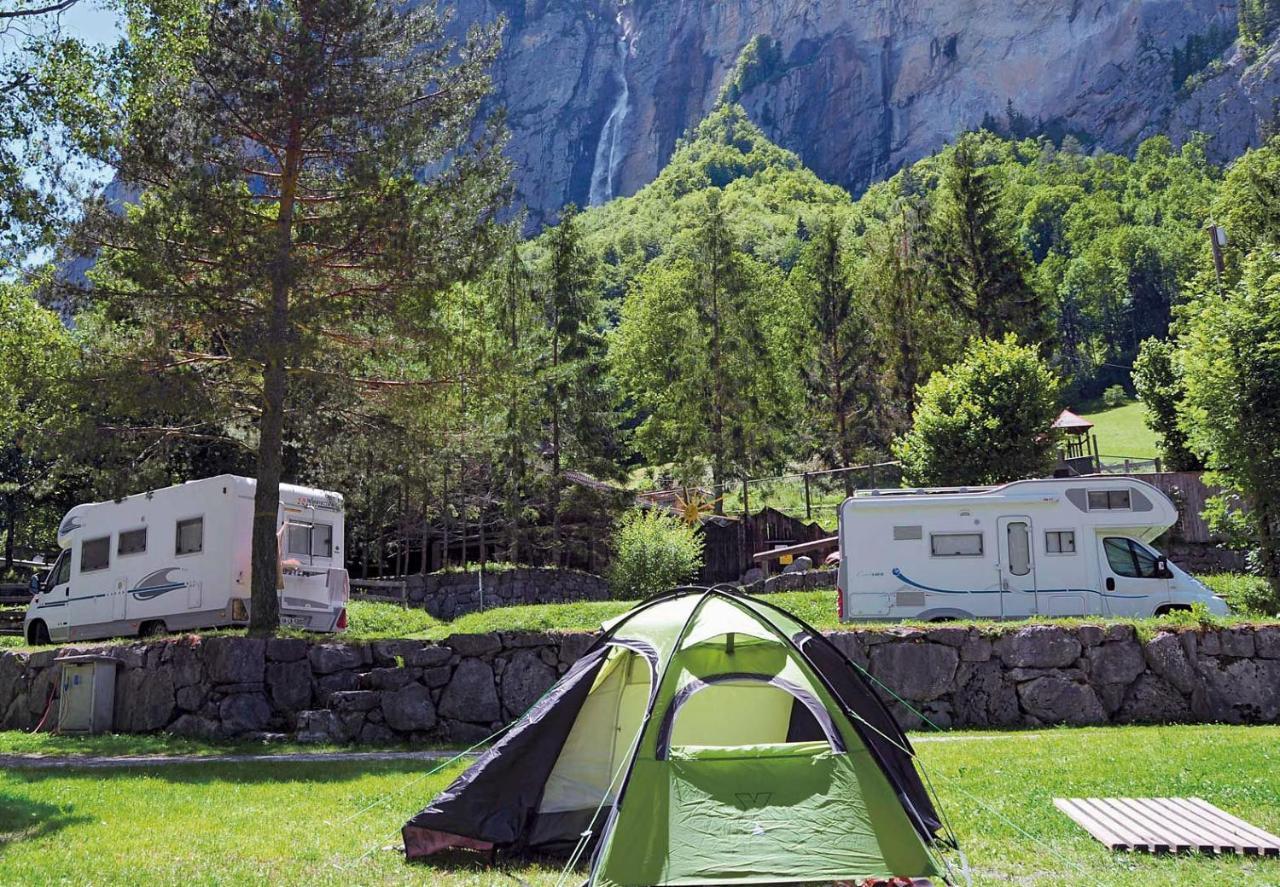 Camping Jungfrau Lauterbrunnen Exterior foto
