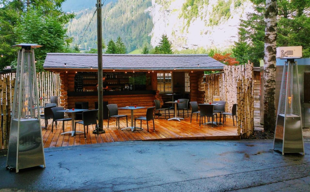 Camping Jungfrau Lauterbrunnen Exterior foto