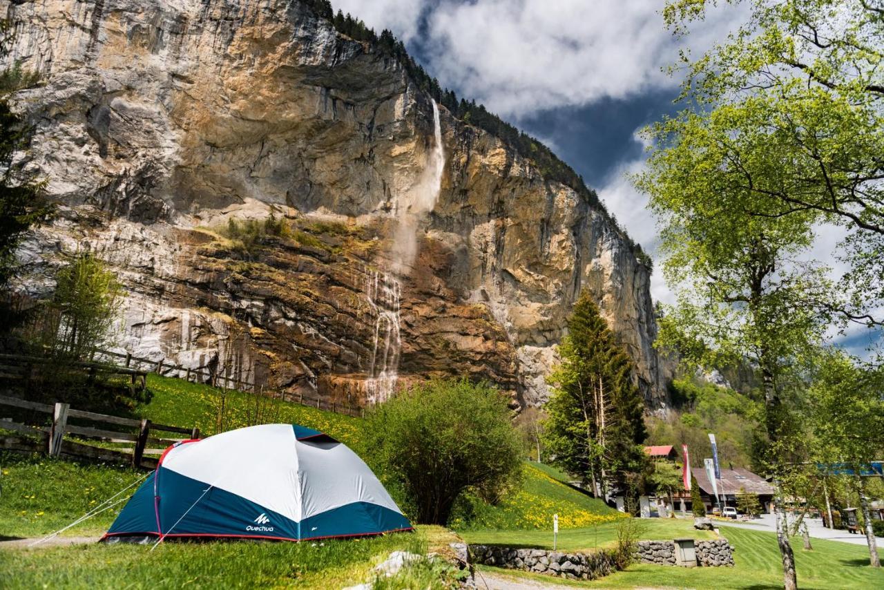 Camping Jungfrau Lauterbrunnen Exterior foto