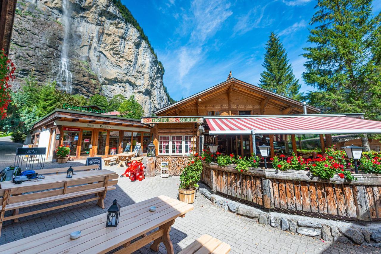 Camping Jungfrau Lauterbrunnen Exterior foto