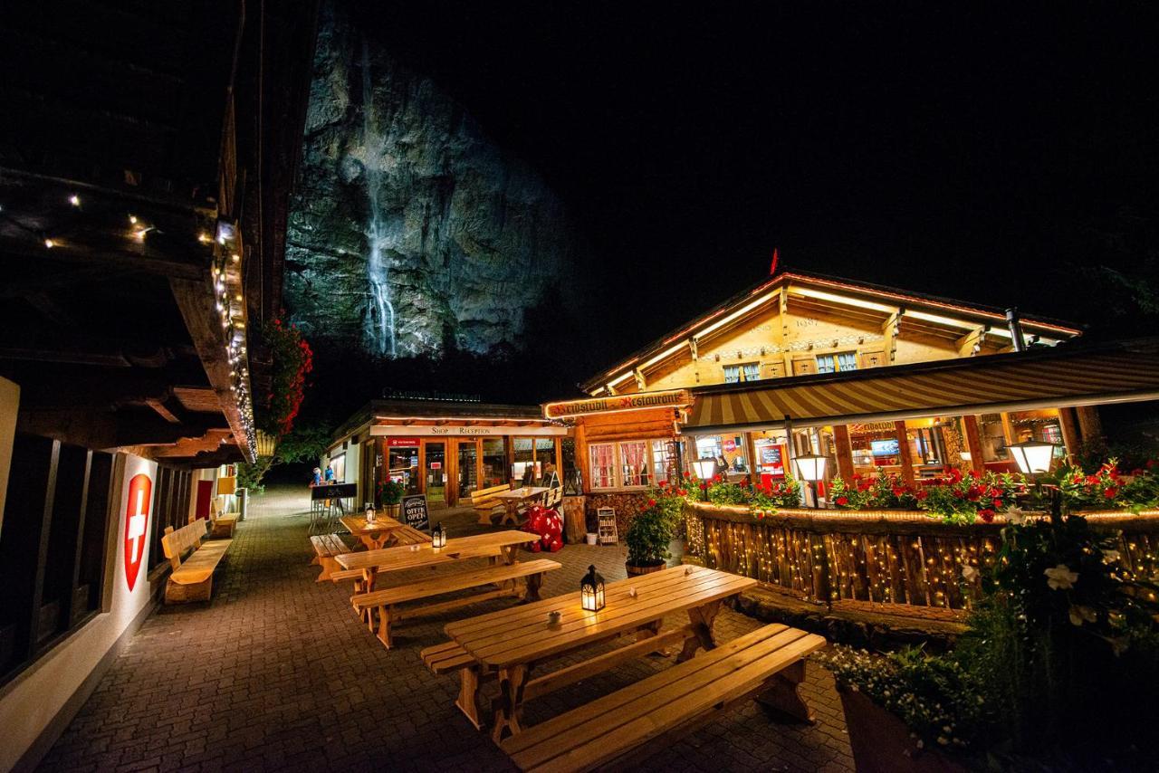 Camping Jungfrau Lauterbrunnen Exterior foto