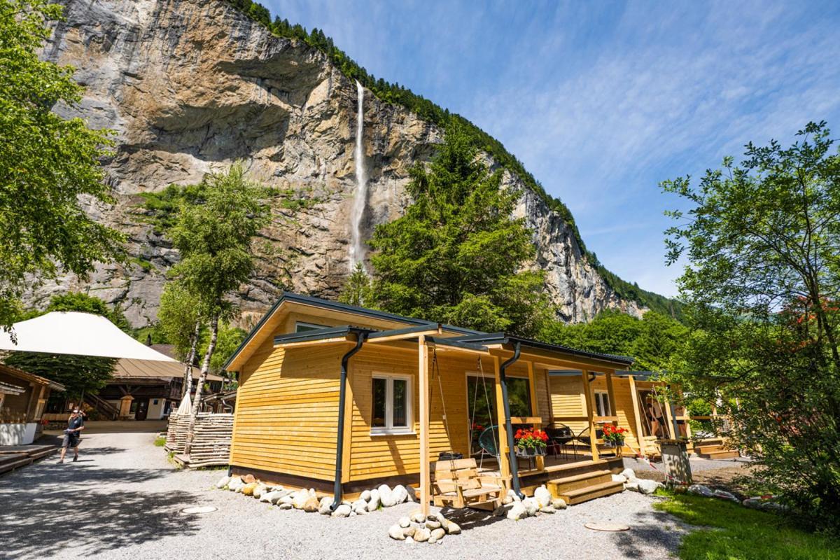 Camping Jungfrau Lauterbrunnen Exterior foto