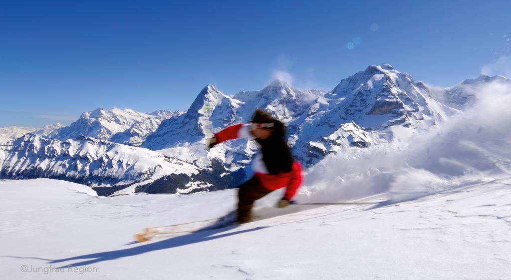 Camping Jungfrau Lauterbrunnen Exterior foto
