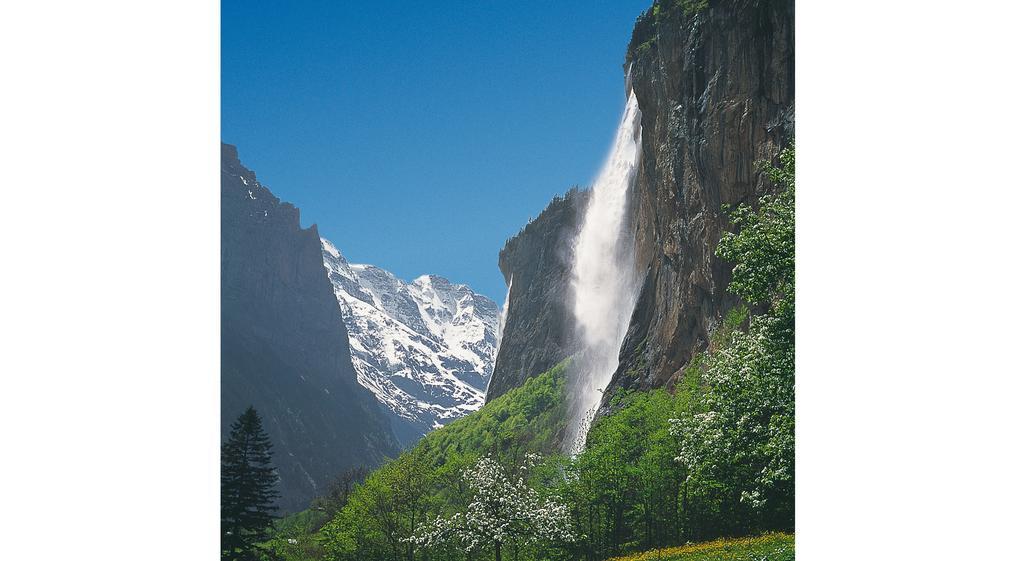 Camping Jungfrau Lauterbrunnen Exterior foto