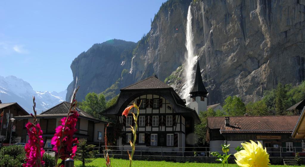 Camping Jungfrau Lauterbrunnen Exterior foto