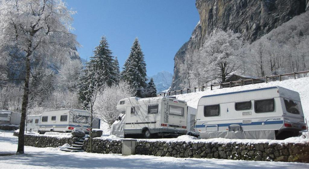 Camping Jungfrau Lauterbrunnen Exterior foto