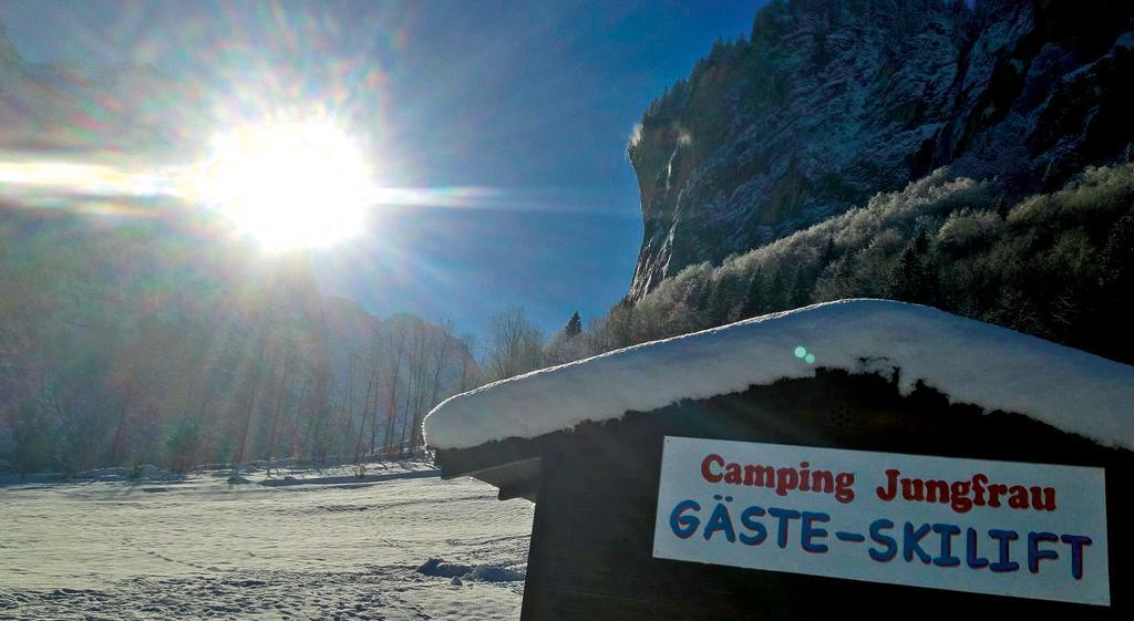 Camping Jungfrau Lauterbrunnen Exterior foto