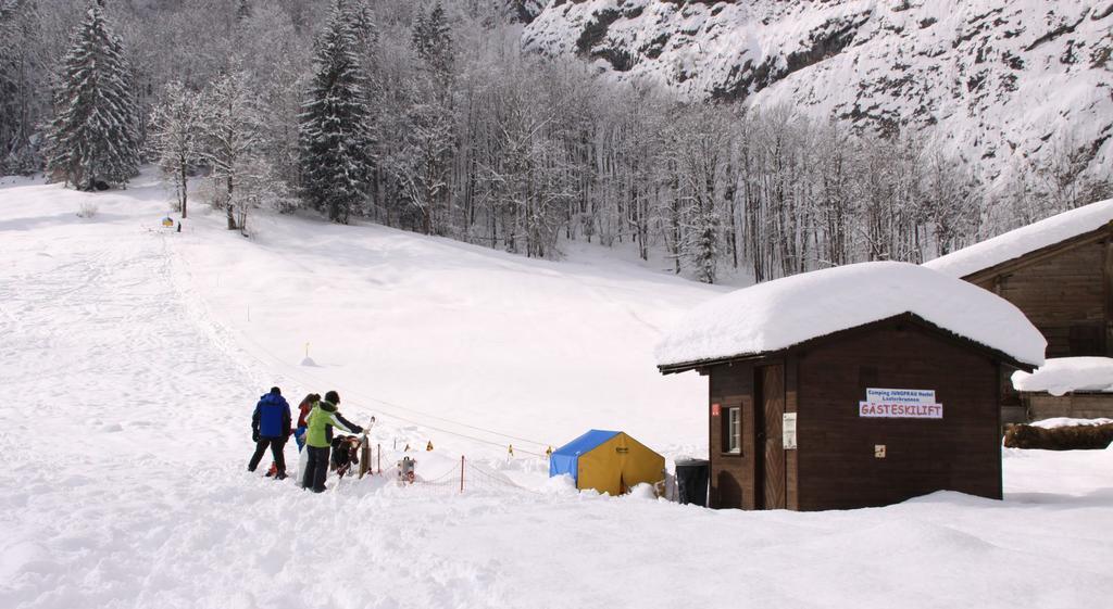 Camping Jungfrau Lauterbrunnen Exterior foto