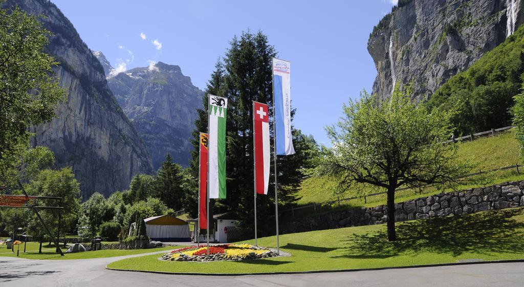 Camping Jungfrau Lauterbrunnen Exterior foto